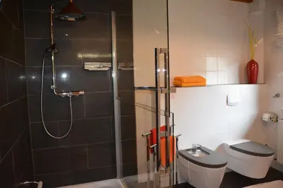 Ein Badezimmer in der Unterkunft Ferienhaus 1534