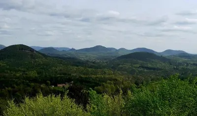 Naturlandschaft in der Nähe der Ferienwohnung