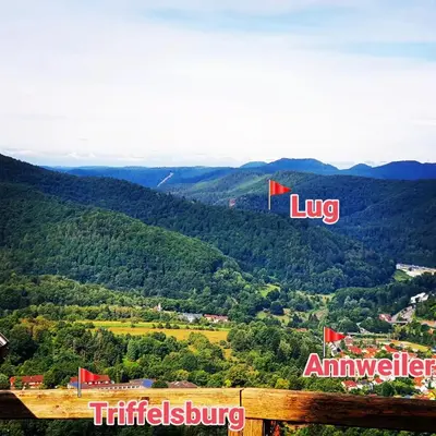 Naturlandschaft in der Nähe der Ferienwohnung