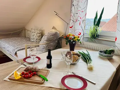 Essen in der Ferienwohnung oder in der Nähe
