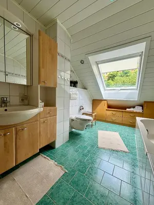 Küche/Küchenzeile in der Unterkunft Apartment Minneburgblick