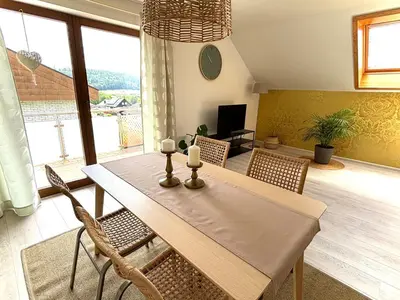TV/Unterhaltungsangebot in der Unterkunft Apartment Minneburgblick