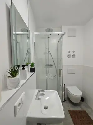 Ein Badezimmer in der Unterkunft Pfalz Oase