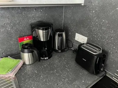 Kaffee-/Teezubehör in der Unterkunft Boardinghouse Friolzheim