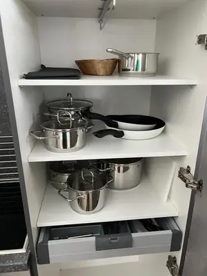 Küche/Küchenzeile in der Unterkunft Boardinghouse Friolzheim