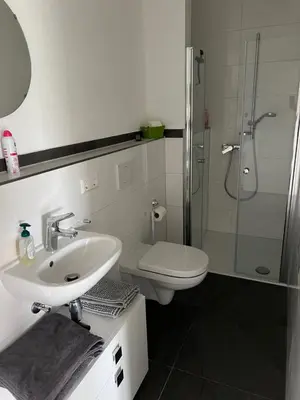 Ein Badezimmer in der Unterkunft Boardinghouse Friolzheim