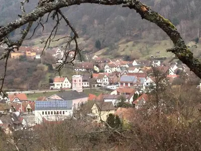 Naturlandschaft in der Nähe des Ferienhauses