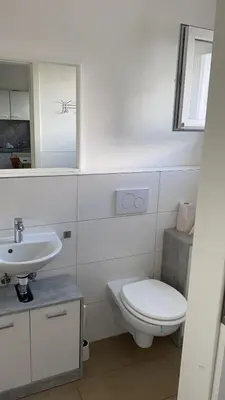 Ein Badezimmer in der Unterkunft Hauptstraße 90
