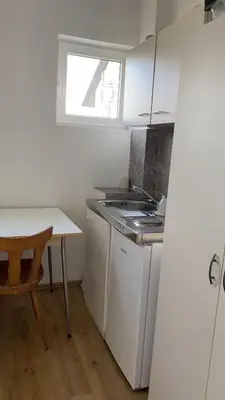 Küche/Küchenzeile in der Unterkunft Hauptstraße 90