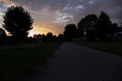 Blick auf den Sonnenuntergang/Sonnenaufgang von des Ferienhauses aus oder aus der Nähe
