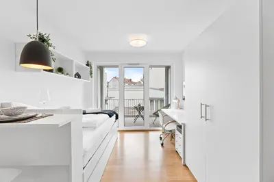 Küche/Küchenzeile in der Unterkunft Modern, Zentral, Homeoffice, Netflix