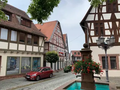 Das Gebäude in dem sich die Ferienwohnung befindet