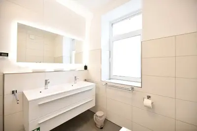 Ein Badezimmer in der Unterkunft Ferienloft 'Weinstube Fridrich'
