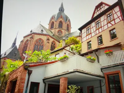 Das Gebäude in dem sich die Ferienwohnung befindet