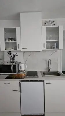 Küche/Küchenzeile in der Unterkunft Ferienwohnung Bad Bergzabern