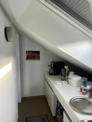 Küche/Küchenzeile in der Unterkunft schönes Studio für Ihren Kurzurlaub in Miltenberg