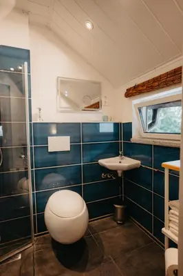 Ein Badezimmer in der Unterkunft Altes Häusle - Doppelzimmer Weinrebe