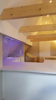 Küche/Küchenzeile in der Unterkunft Neue wunderschöne Ferienwohnung direkt im Herzen von Rockenhausen