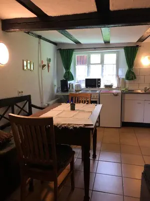 Küche/Küchenzeile in der Unterkunft Ferienwohnungen Hanst