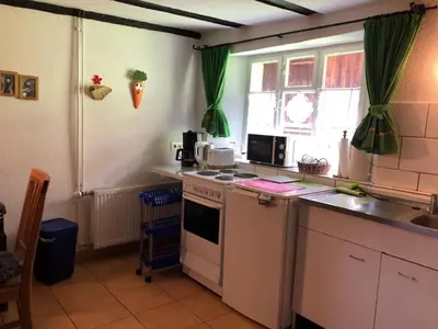 Küche/Küchenzeile in der Unterkunft Ferienwohnungen Hanst