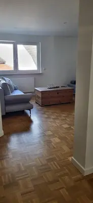 Ein Sitzbereich in der Unterkunft Gästehaus Berthold Möhn
