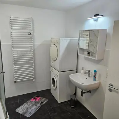 Ein Badezimmer in der Unterkunft Smarte Unterkünfte nach Ihren Bedürfnissen
