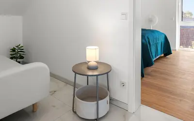 Ein Bett oder Betten in einem Zimmer der Unterkunft Lit Living Deluxe Apartments Wörth - Parking - Box Spring - BBQ - Balcony