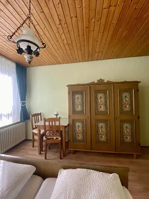 Ein Bett oder Betten in einem Zimmer der Unterkunft Pension Walther