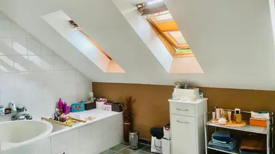 Ein Badezimmer in der Unterkunft Gästezimmer Sabine