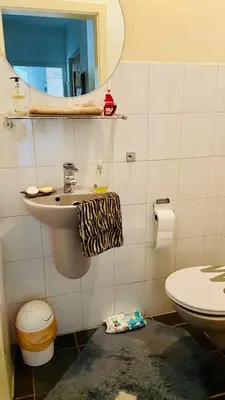Ein Badezimmer in der Unterkunft Gästezimmer Sabine