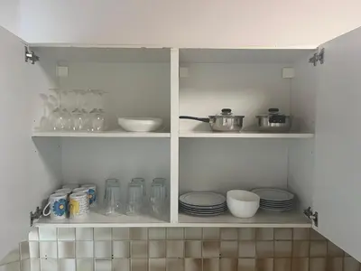 Küche/Küchenzeile in der Unterkunft Charmantes Apartment