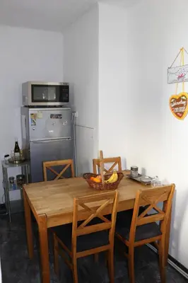 Küche/Küchenzeile in der Unterkunft Ferienwohnung Maria! Respektvoller Umgang