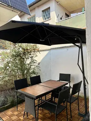Ein Patio oder anderer Außenbereich in der Unterkunft SiYen one with 24h Check-in