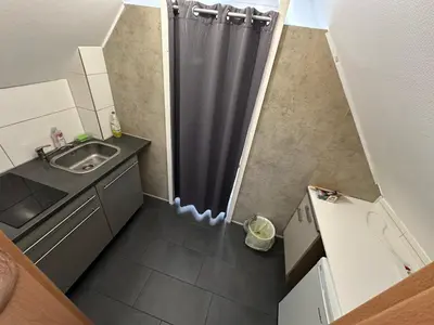 Küche/Küchenzeile in der Unterkunft Comfort Apartments Heilbronn
