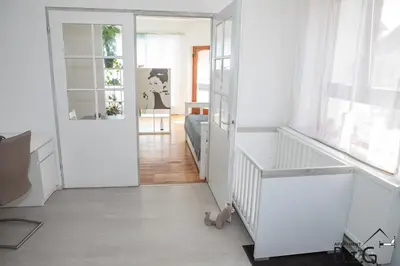 Küche/Küchenzeile in der Unterkunft Ferienwohnung BIG bei Tripsdrill