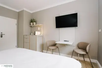 TV/Unterhaltungsangebot in der Unterkunft YOUPARTMENTS - zentrale Micro Apartments