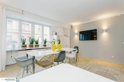 TV/Unterhaltungsangebot in der Unterkunft YOUPARTMENTS - zentrale Micro Apartments