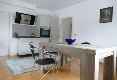 Küche/Küchenzeile in der Unterkunft Großzügige Monteurwohnung
