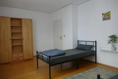 Ein Sitzbereich in der Unterkunft Großzügige Monteurwohnung