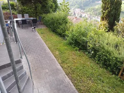 Ein Garten an der Unterkunft Das Tor zum Odenwald