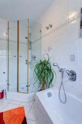 Ein Badezimmer in der Unterkunft Daheim am Wasserturm - Wörth