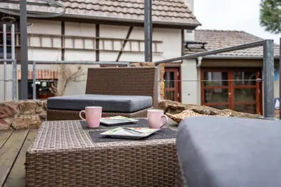 Grundriss der Unterkunft Ferienwohnung im preisgekrönten Denkmal