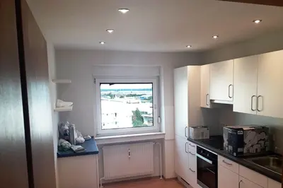 Küche/Küchenzeile in der Unterkunft City Apartment near Heidelberg