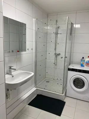 Ein Badezimmer in der Unterkunft Ferienwohnung Grimm 2