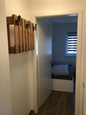 Ein Bett oder Betten in einem Zimmer der Unterkunft Ferienwohnung Gergert Nr 5
