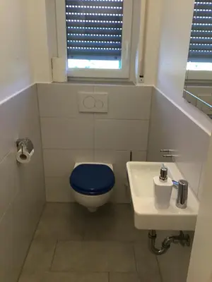 Ein Badezimmer in der Unterkunft Ferienwohnung Gergert Nr 5