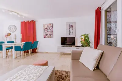 TV/Unterhaltungsangebot in der Unterkunft Stylishes Apartement Poststraße 36