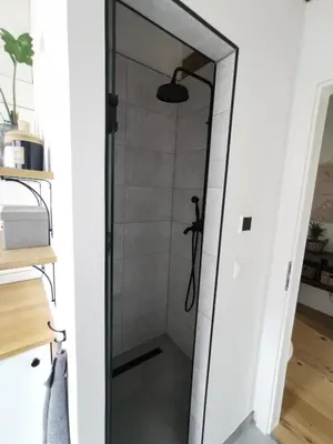Ein Badezimmer in der Unterkunft Schwarzwaldpanorama Doppelzimmer-WC