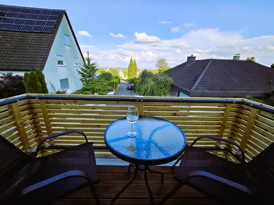 Ein Balkon oder eine Terrasse in der Unterkunft Maison Robichon