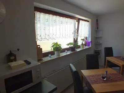 Küche/Küchenzeile in der Unterkunft Gästehaus Müller